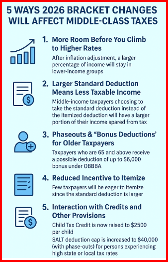 5 Ways 2026 Bracket Changes Will Affect Middle-Class Taxes