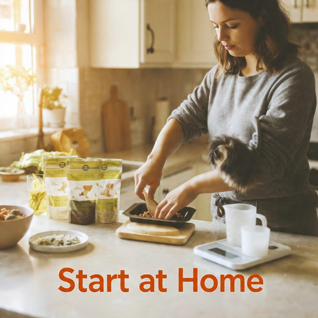 personalized dog nutrition plan at home