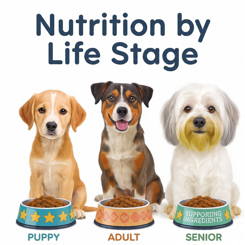 personalized dog nutrition plan by age