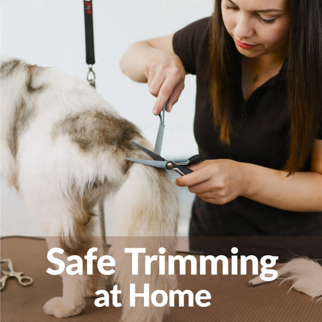 dog grooming tools for long hair trimming