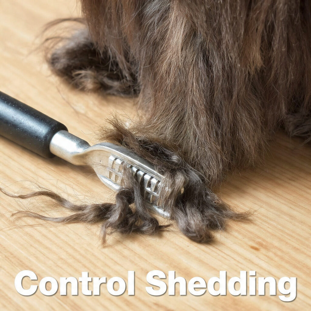 dog grooming tools for long hair undercoat