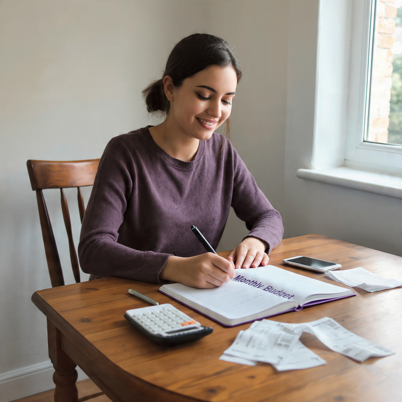 how to make a monthly budget with low income